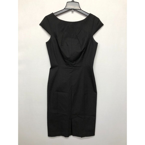 Banana Republic Dresses & Skirts - Banana Republic Women Cap Sleeve Sheath Dress Size 10 Cotton Blend Black B211 -3